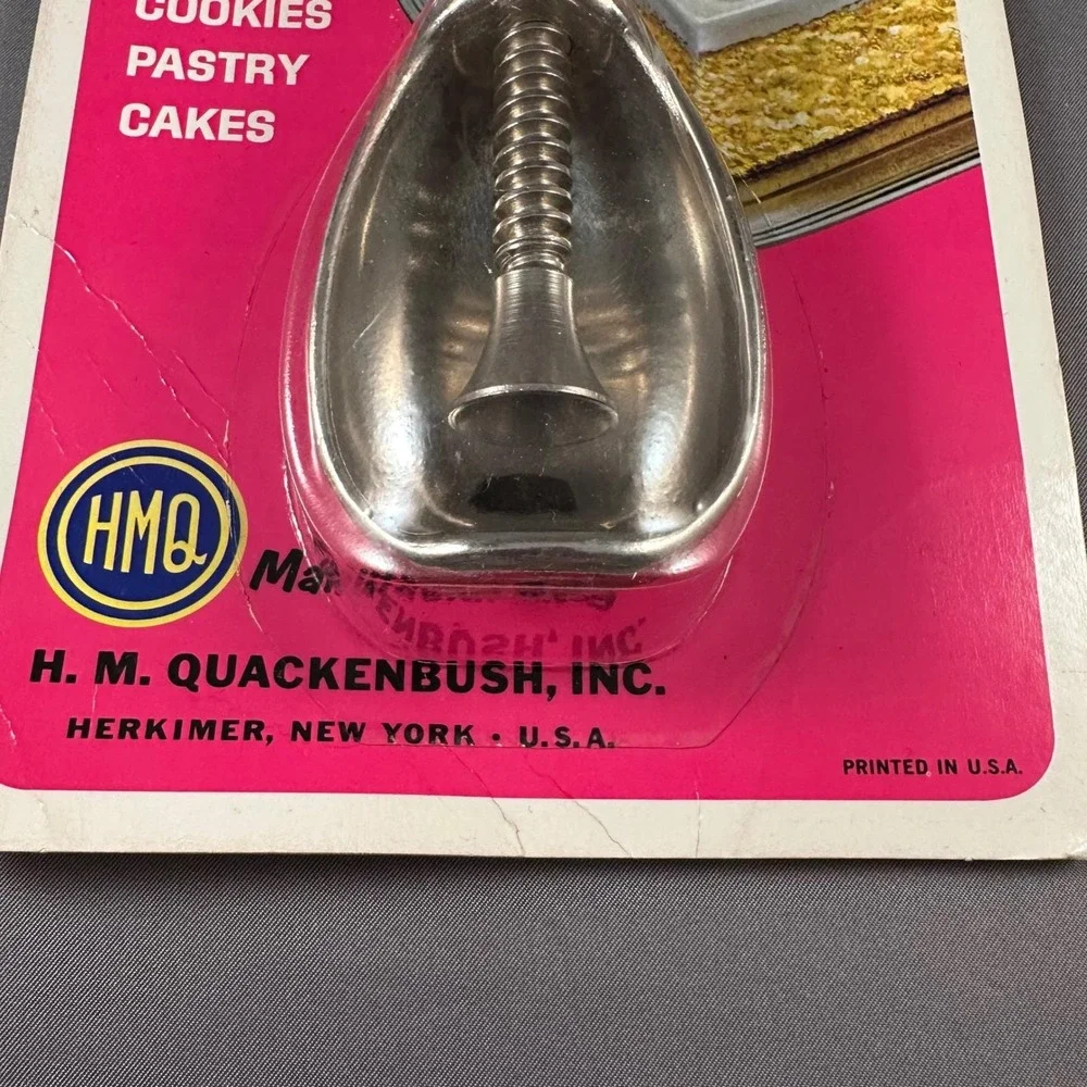 Vintage New HMQ‎ Nutcracker Hard Soft Shell Nuts Decorate Cookies Pastry Cakes